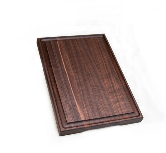 Premium American Black Walnut Edge Grain Cutting Board